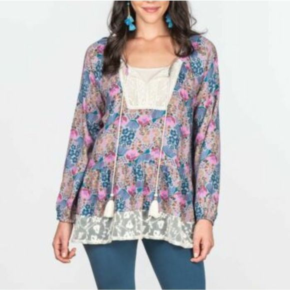 Matilda Jane Make Believe Sew Perfect‎ Top Blouse M - Picture 1 of 8
